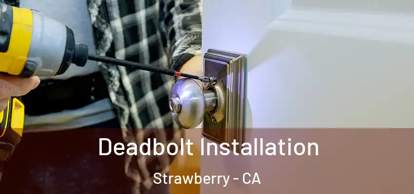  Deadbolt Installation Strawberry - CA