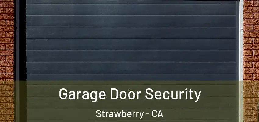 Garage Door Security Strawberry - CA