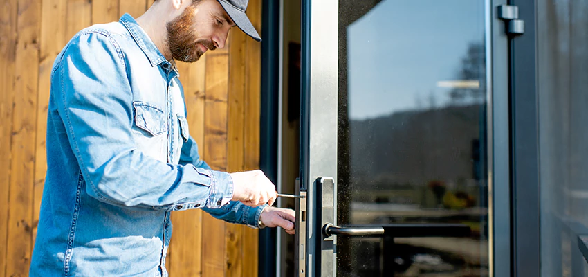 Frameless Glass Storefront Door Locks Replacement in Strawberry, CA